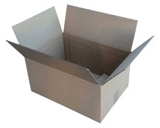 Faltkarton 430x305x(135)-220mm VARIABLE HÖHE 1wellig DICKWELLE, Din A3