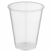 Trinkbecher klar mit Eichstrich 0,3 l, 300ml, PP, stabil,  95 mm, 50 Stk.