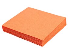 Servietten 33 x 33 cm 1/4 -Falz, 2-lagig orange,  50 Stk.