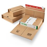 ColomPac Universal-Versandverpackung 280 x 185 x -85mm Extra Stabil mit Selbstklebeverschluss & Aufreifaden