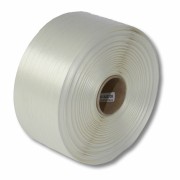 Textilumreifungsband weiss, Polyester 19 mm Breite, 600 meter auf Rolle