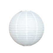 Lampion rund wei  25 cm