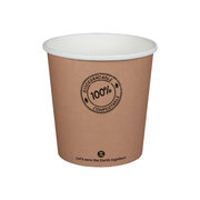 BIO Suppenbecher ToGo Verpackung aus Karton 650ml 11.5cm bis 100C, 25 Stk.