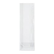 Blockbodenbeutel OPP Siegelnaht transparent  55 + 35mm x 180mm 50my, 1000 Stk.