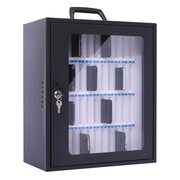 Smartphone-Schrank f�r 48 Smartphones | Abschlie�barer Aufbewahrungsschrank, dunkelgrau