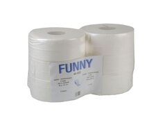 Jumbo Toilettenpapier Jumborollen 2-lagig, 100% Zellstoff hochwei, 6 Stk.