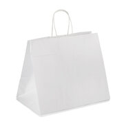 Papiertragetasche Kordeltasche 80g wei 320 + 215 x 270mm