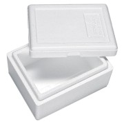 Isolierboxen mit Deckel aus Styropor EPS, 210 x 165 x 115 mm, 1,5 Liter