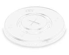 Deckel mit Kreuzschlitz für Pappbecher und EPS-Thermobecher mit Ø 80mm 100 Stk.