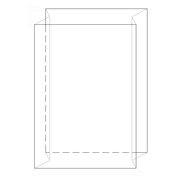 Seitenfaltensack  900+600x1800, transparent, 1000liter, 55my