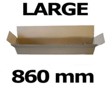 Faltkarton Versandhülse 860x105x105mm sehr stabil, 2wellig