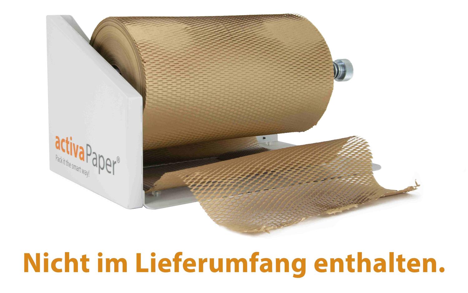 Luftpolsterfolie Ersatz Papierpolster Schutzgeflecht 40cm x 250m 90 gr. Produktschutz nachhaltig braun