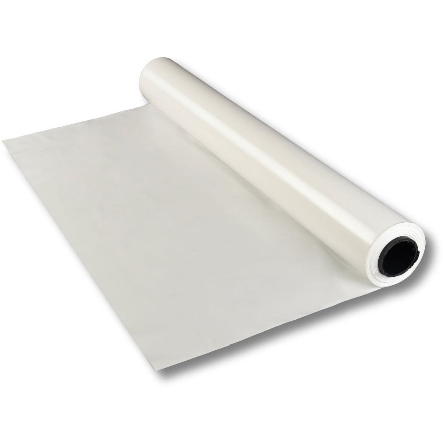 LDPE-Folie Dekofolie Tischdecke, weiss opak, 2300mm x 50m, 100my