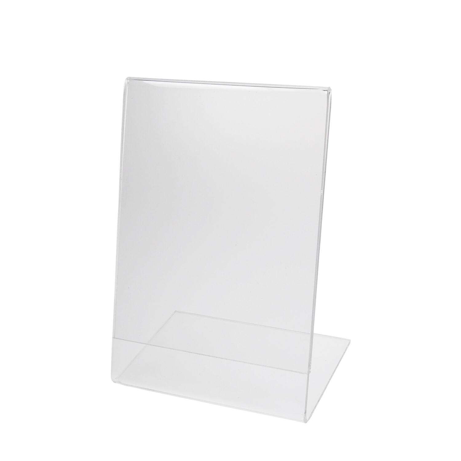 Tischaufsteller L-Stnder aus Acrylglas, A4, 1 Stk.