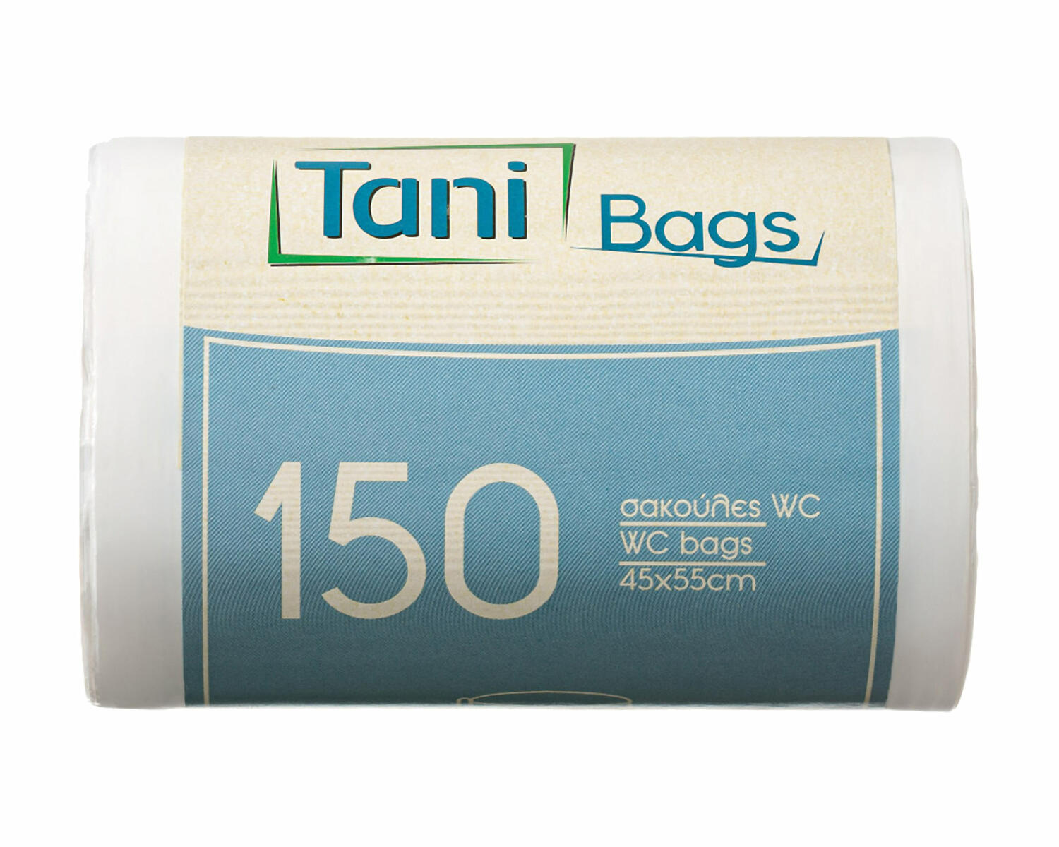 TANI Bad Mllscke 24 L, HDPE 45x55 cm 11my, wei, 150 Stk.