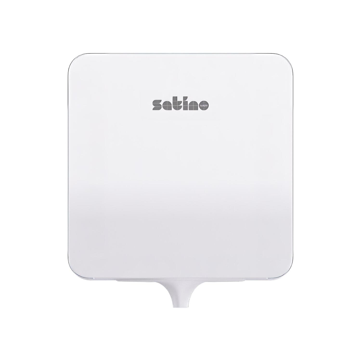 Satino Hyginity Spender Plus f�r Handtuchrollen mit Innenabwicklung, System CF1, 29,4 cm x 26,0 cm x 24,5 cm,  wei�