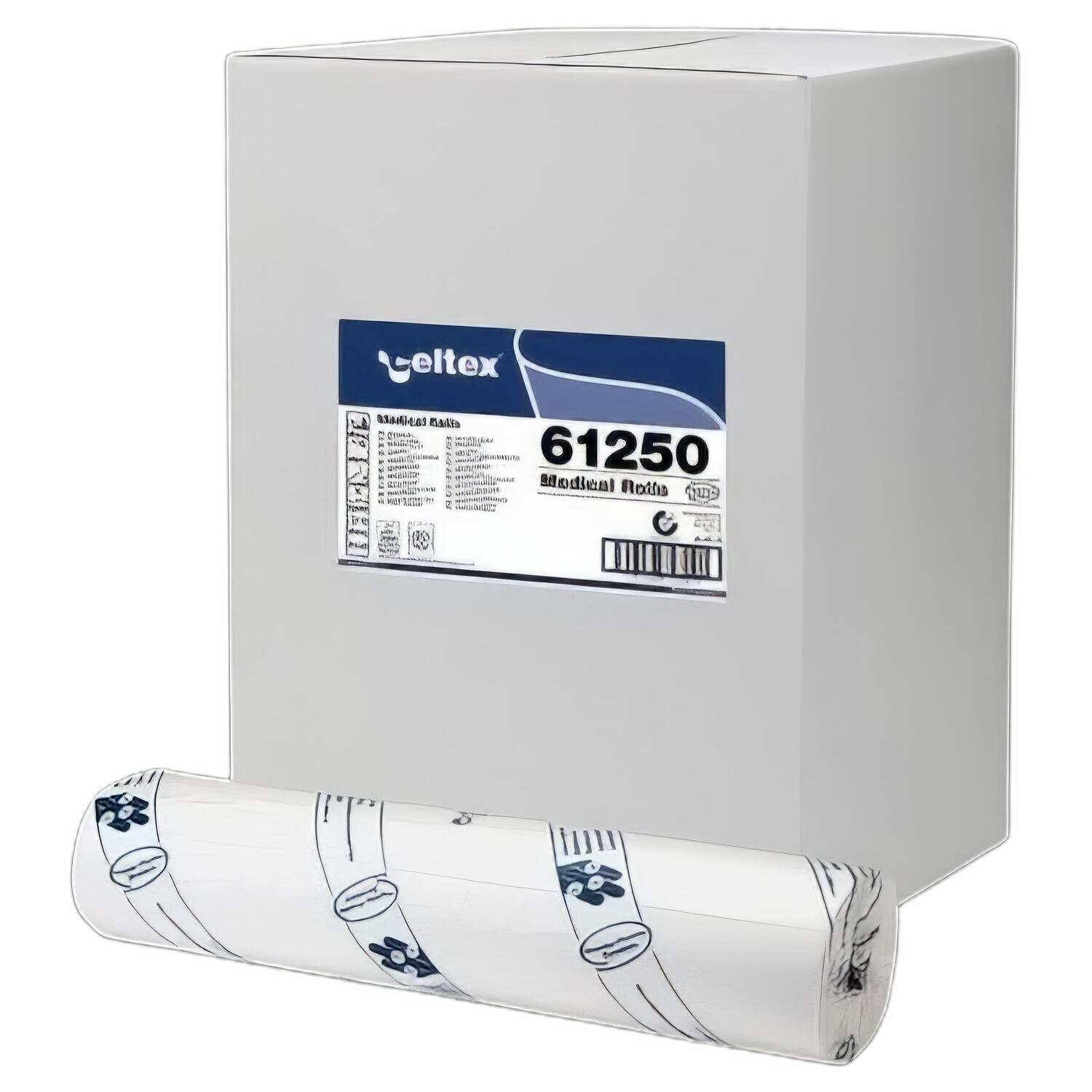 Celtex Liegenabdeckung 2-lagig Tissue 50�38 cm wei� 395 Abrisse, 6 Rollen je 150 m