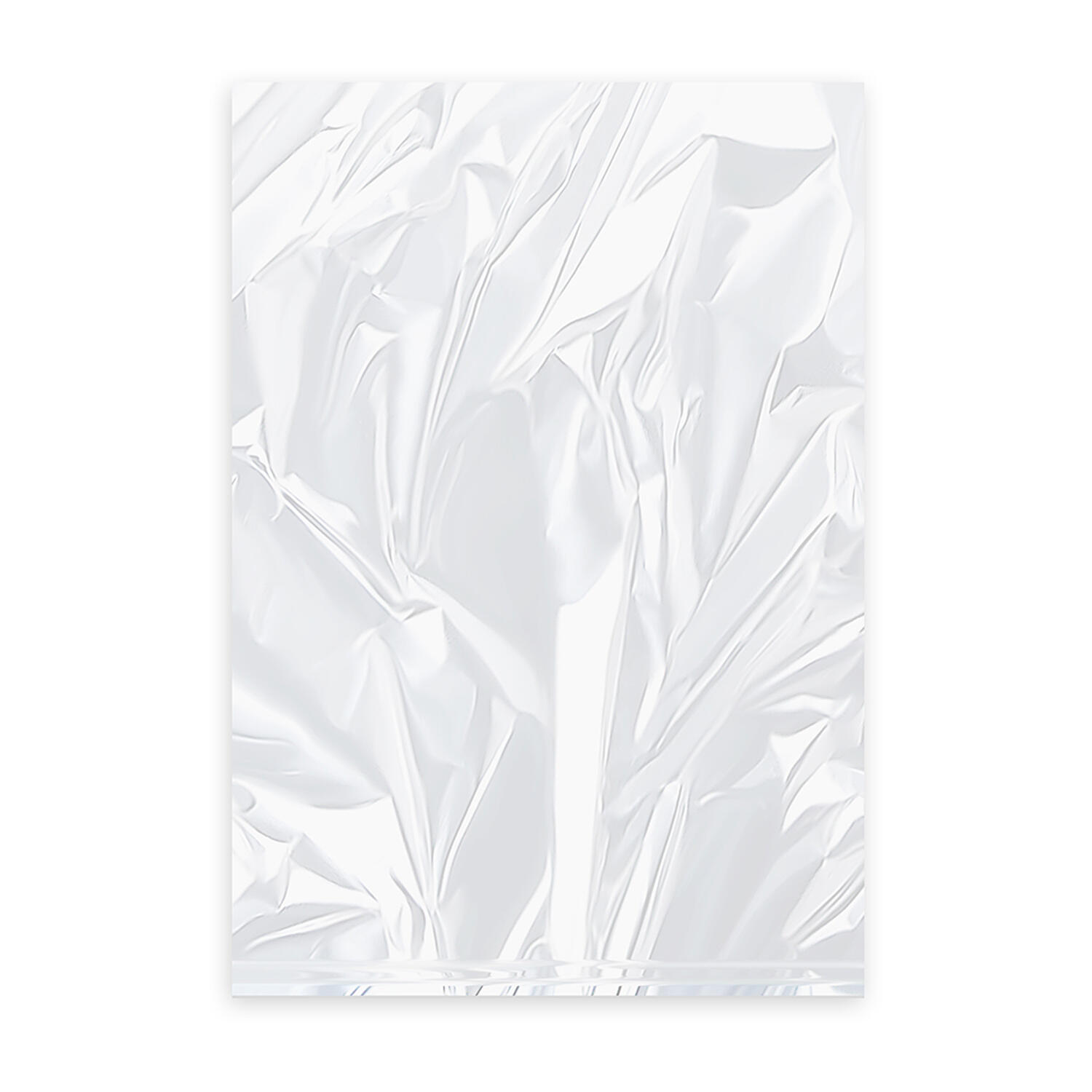 Universal Flachbeutel 250 x 400 mm 5 liter XL HDPE gerollt transparent 50 Stk.