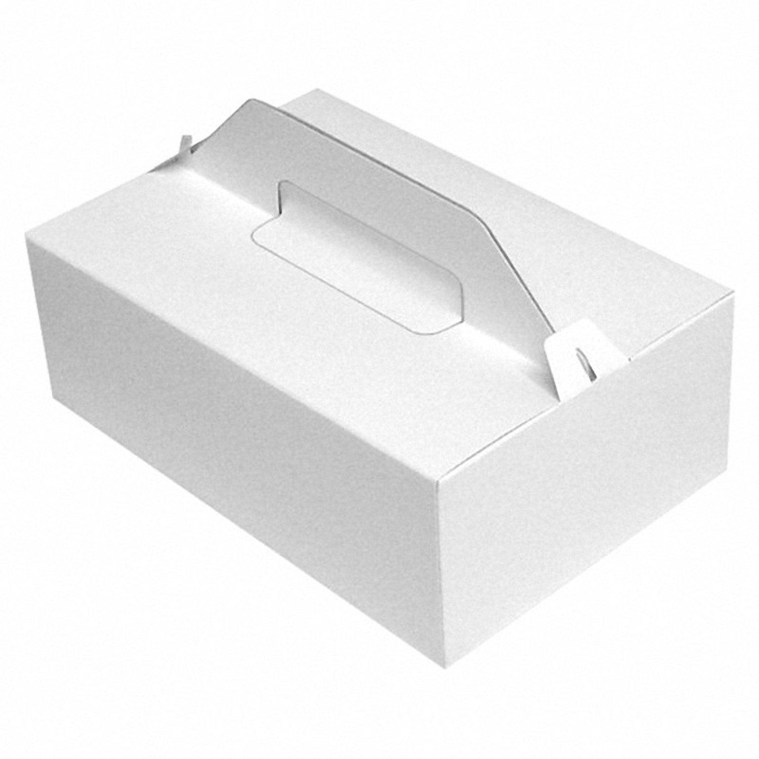 Tragebox fr Tortenstcke und Kuchenstcke 27x18x10cm, wei, 10 Stk.