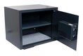 Tresor Safe 43x35x33 cm mit elektronischem Zahlenschloss für Tisch/Wandmontage anthrazit