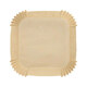 Backpapierzuschnitte fr Heiluftfritteusen Mikrowelle Backofen 16 x 16 x 4,5cm braun, 100 Stk.