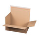 Schnellaufrichtekarton 540x380x160mm Selbstklebeverschluss Aufrei�faden Automatikboden braun