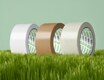 ULITH GREEN Packband Klebeband 50mmx66m mit Recyclinganteil & leise, braun
