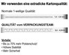 Faltkarton  500x100x700mm 1-wellig Dickwelle braun